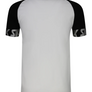 SikSilk - White and Black Raglan Tech T-Shirt